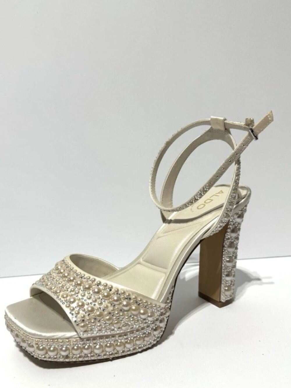 Aldo Womens Chicgleam Platform Sandal Size 8 M